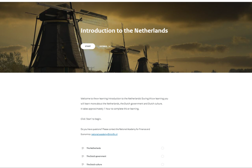 E-learning about The Netherlands was a digital part of the Summer Course